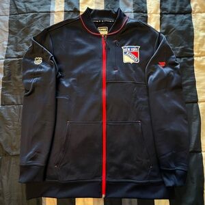 New York Rangers Navy Zip-Up Jacket